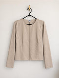 Beige Fashion Nova  Jacket, 3X