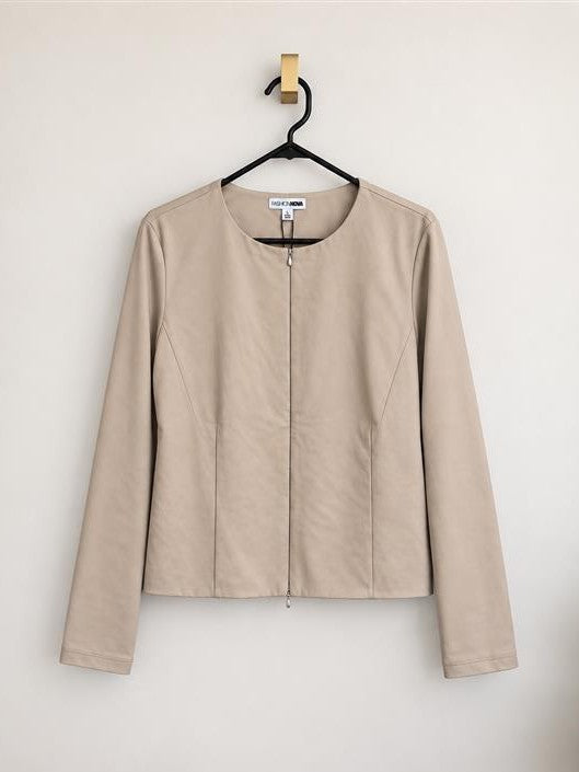 Beige Fashion Nova  Jacket, 3X
