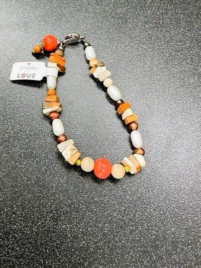 Multicolour Handmade Cayman Coral Bracelet