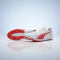 While/Red Puma Cleats, 5