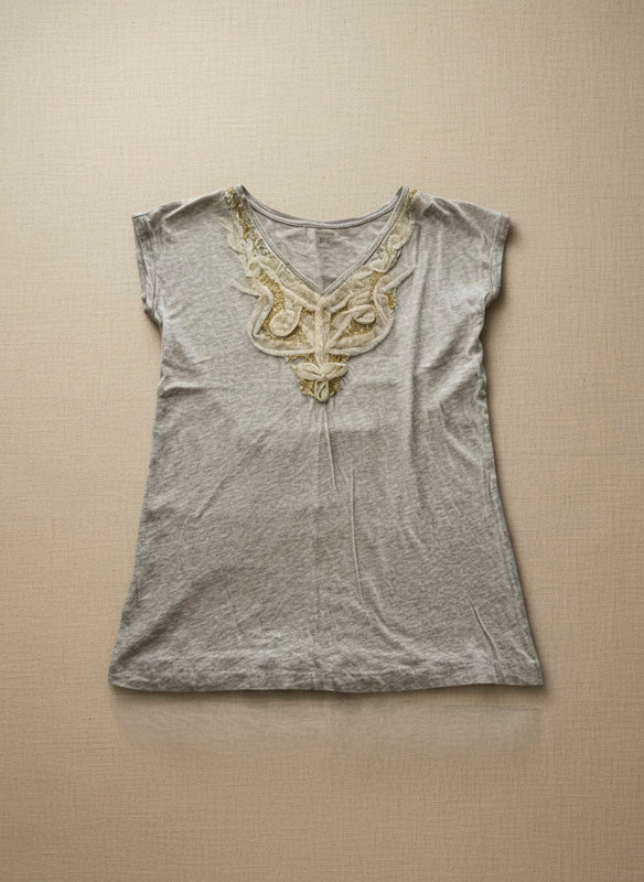 Beige Ann Taylor LOFT Top, S
