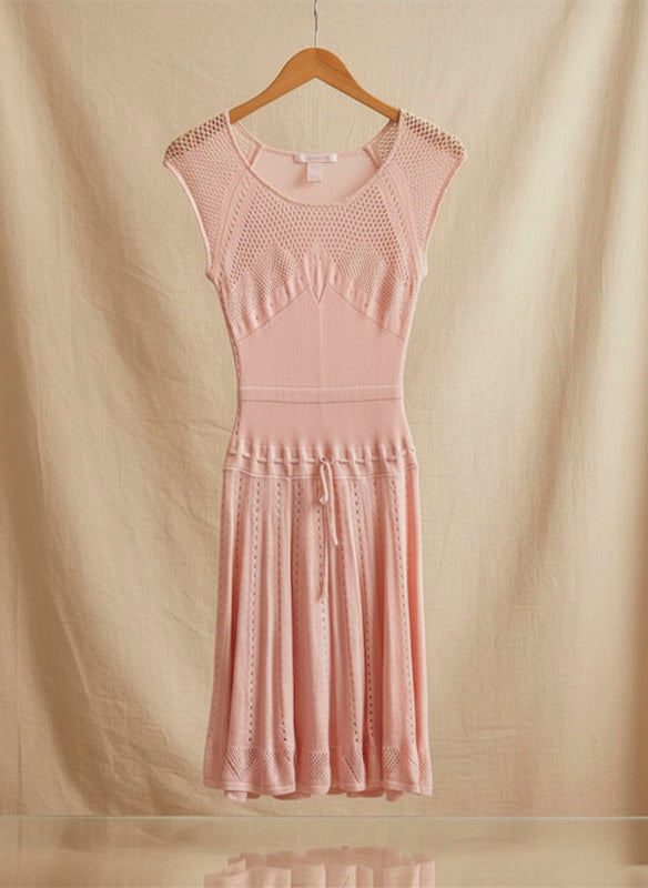 Pink Crochet Victoria's Secret Dress, S