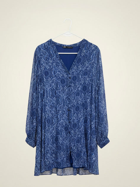 Blue Zara Dress, XL