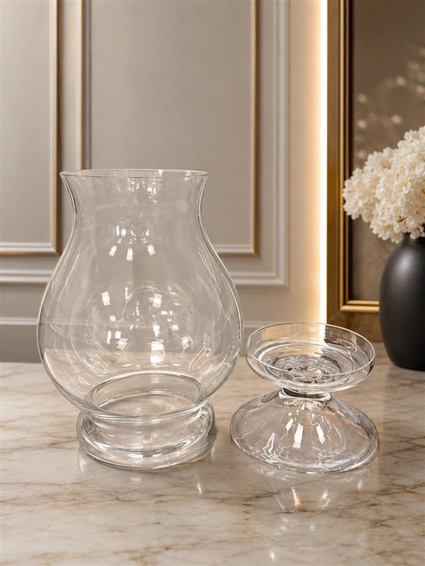 Glass Candle Holder
