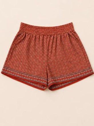 Patterned Max Studio  Shorts, S