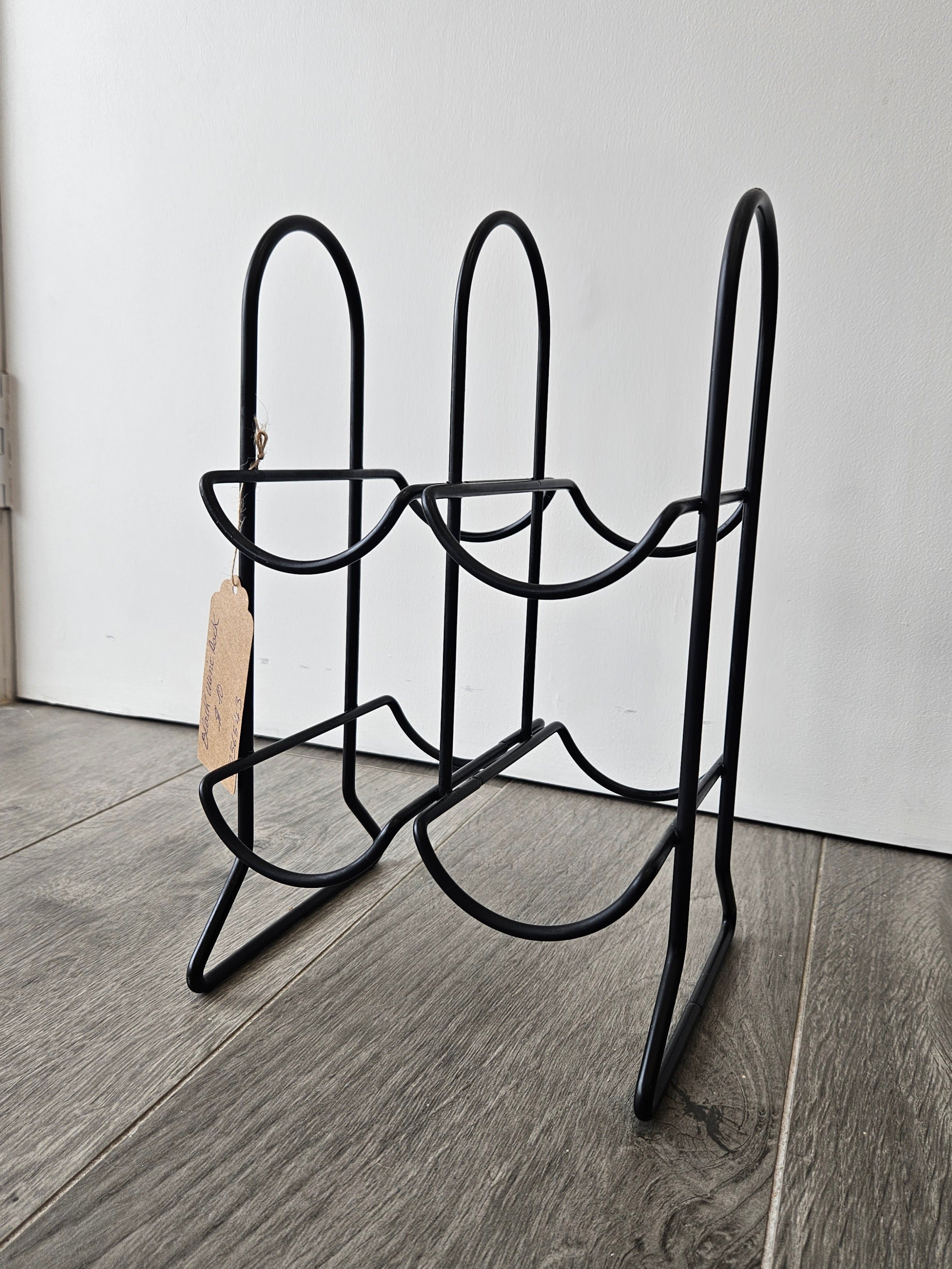 Black  Wine Rack