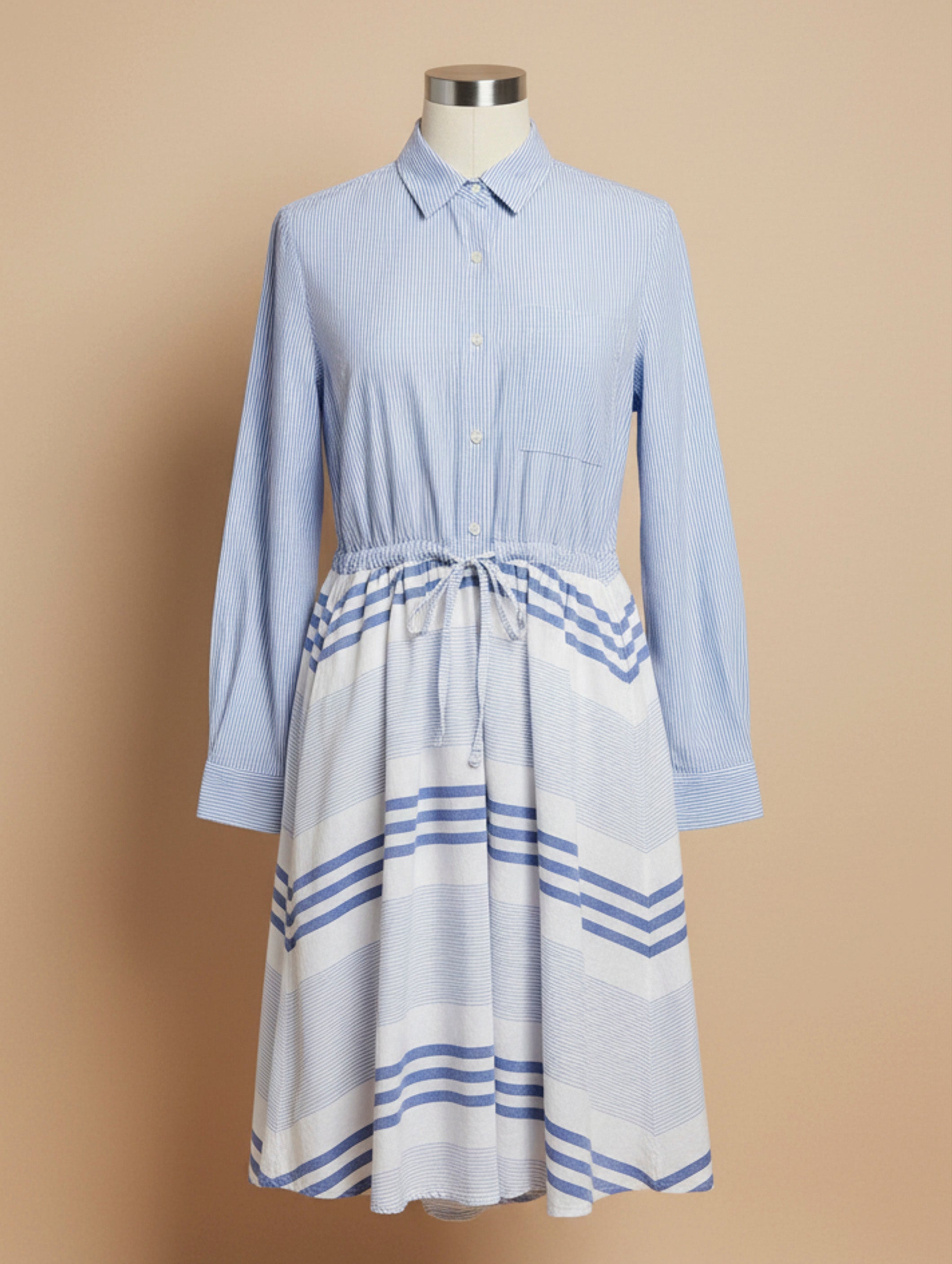 Blue/White DKNY Dress, L