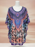 Print   Beach cover up, O/S