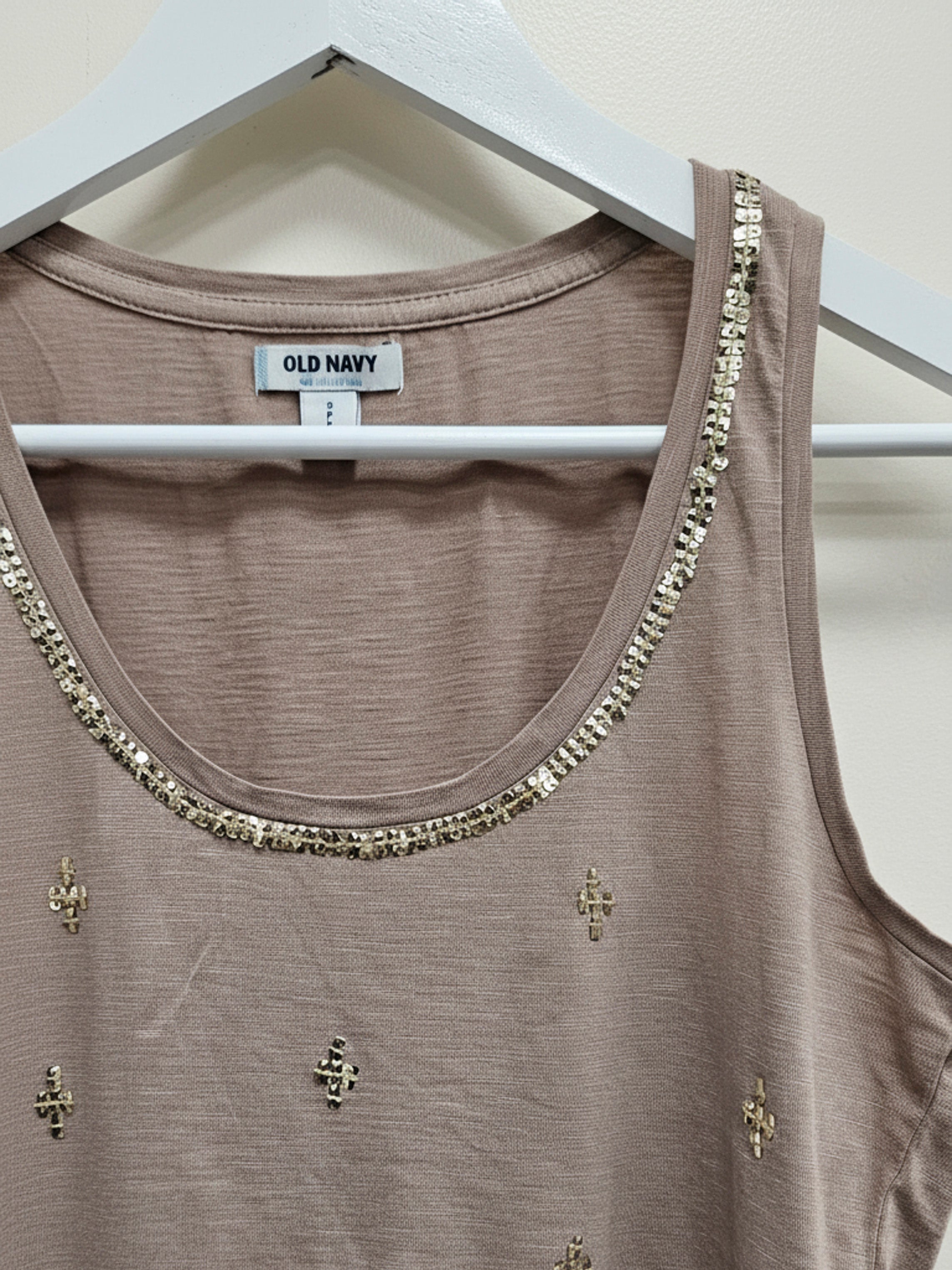 Taupe Old Navy Tank Top, S
