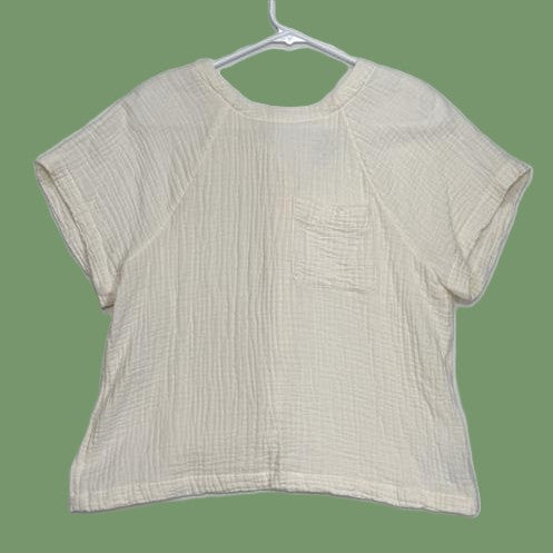 Cream Madewell Ladies Top, S
