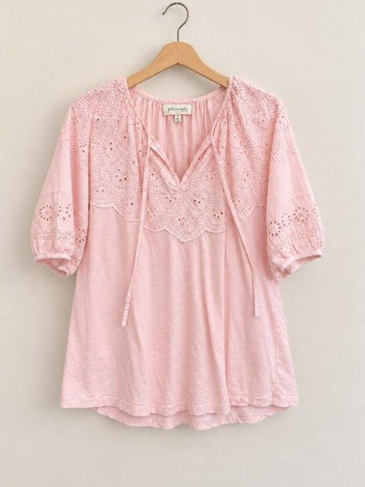 Pink Philosophy Top, M
