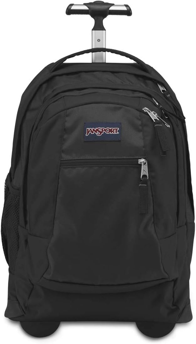 Black Jansport Wheeled Backpack, One Size