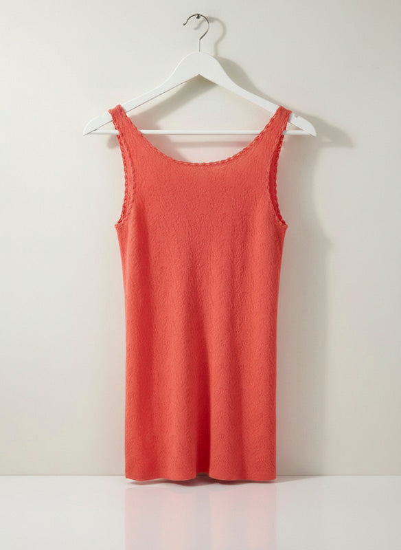 Sherbert Free People Crochet Dress, S