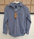 GAP Blue checkered shirt Boys L(10)