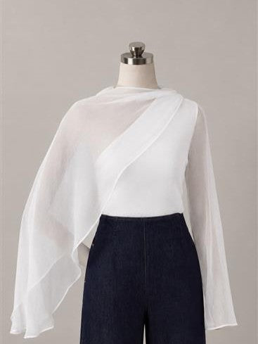 White Meshki Top, L