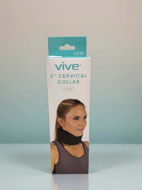 Vive 3" Cervical Collar Black