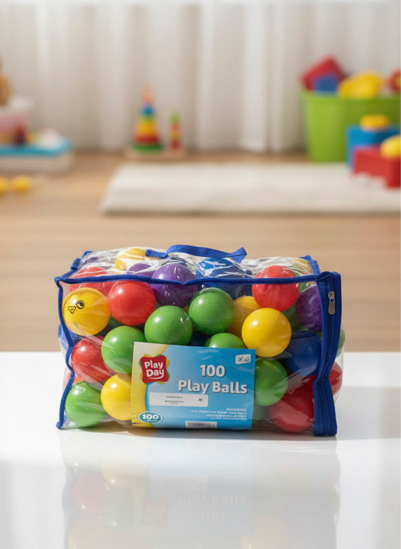 100 baby-kids play balls