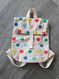 Polkadot Canvas  Backpack