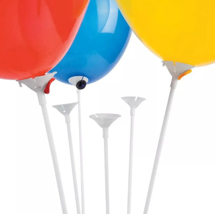 Party Balloon Sticks, 35 qty