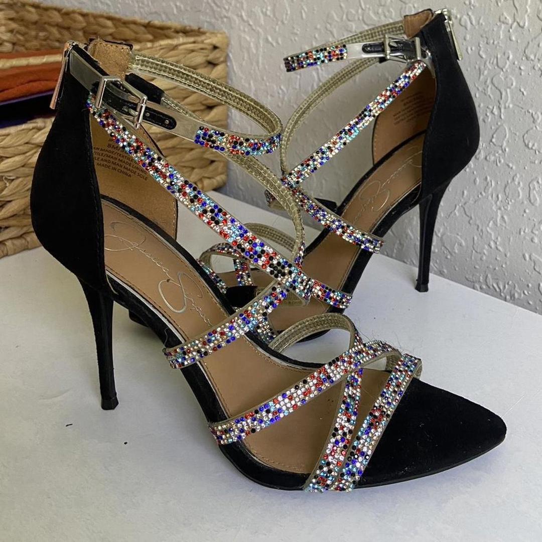 Jessica Simpson Strappy Jewel-tone sandal 7