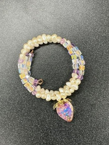 Handmade Strawberry Pearl Bracelet