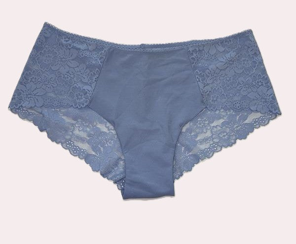 Victoria's Secret Lace Panty Sky Blue L