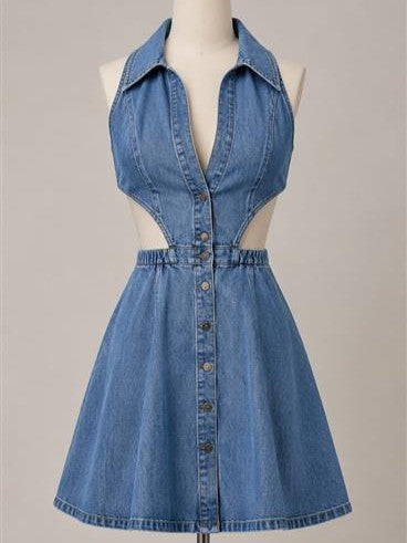 Blue Urban Revivo Dress, L