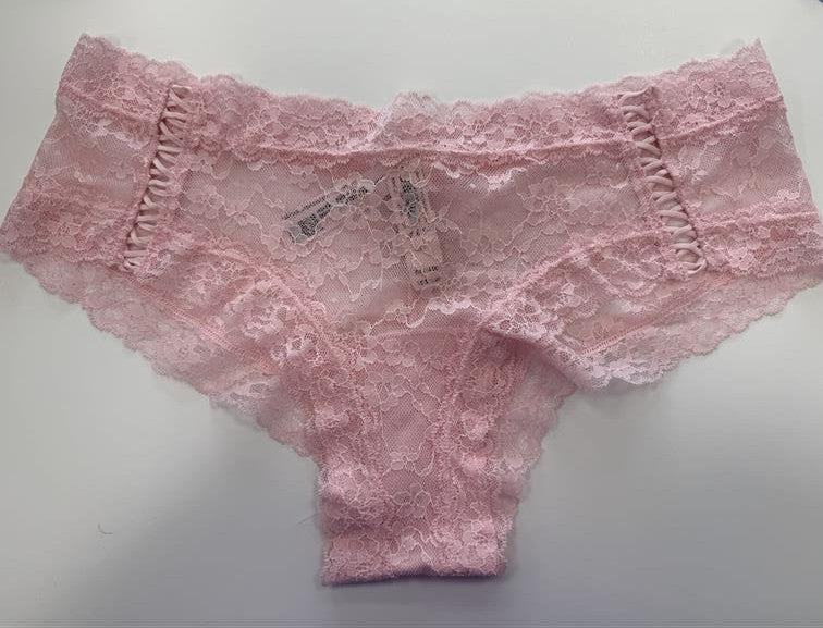 Victoria's Secret Lace Panty Pink L
