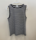 Black/White J.Crew Ladies Top, L