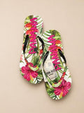 Multicolour Panama Flip Flops, 7