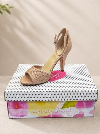Nude My Delicious Shoes  Heels, 8