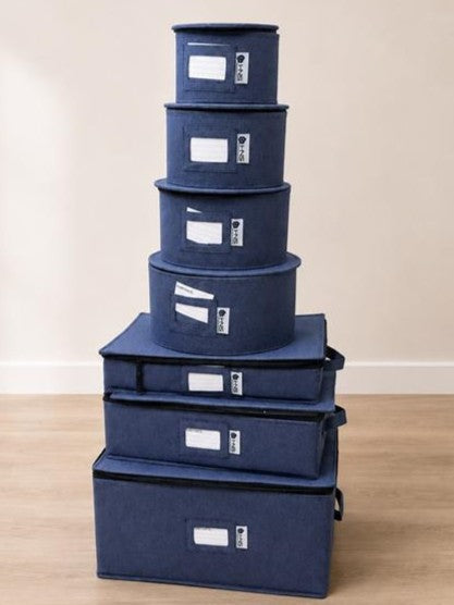 Blue  Fine China Boxes